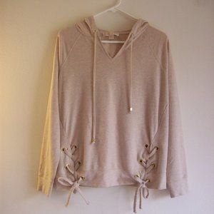 Michael Kors Lace up  Hoodie SZ - M